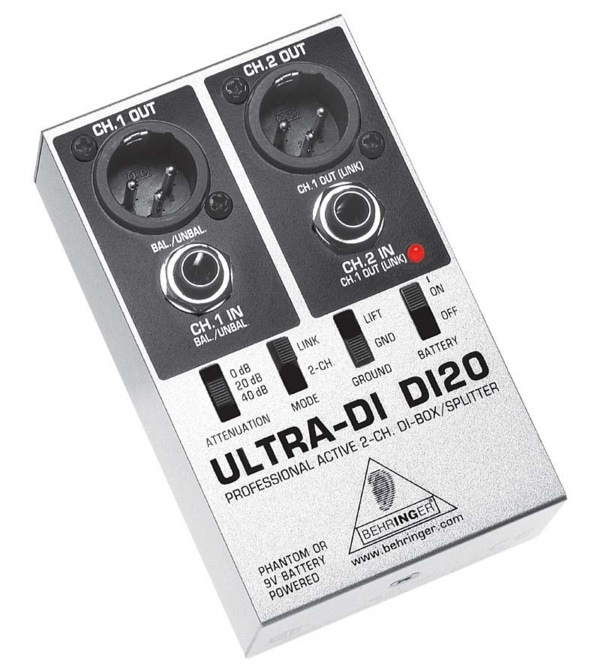 BEHRINGER DI 20 Box DI/SPLITTER