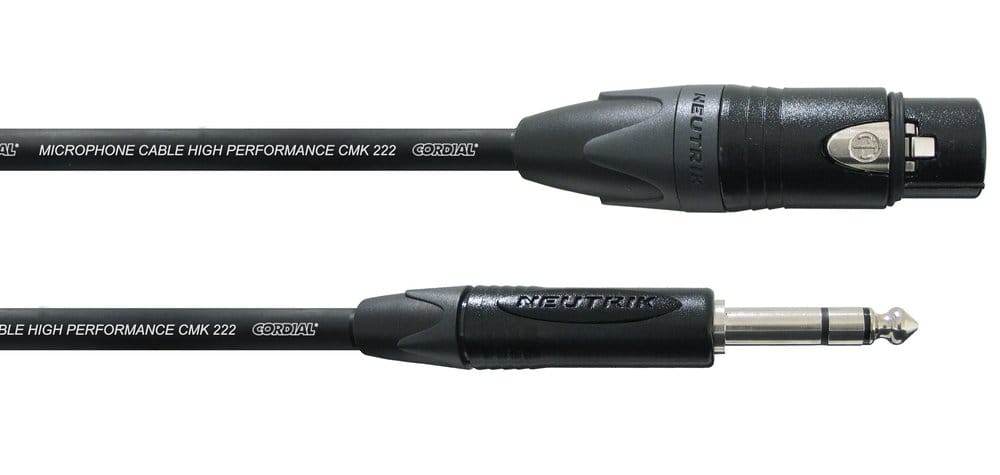 CORDIAL JACK ST / XLR F 5M