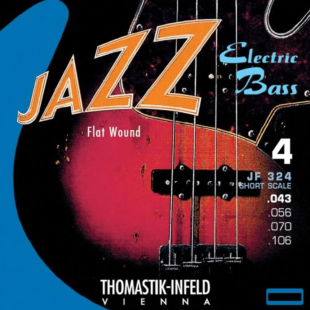 THOMASTIK JAZZ FLAT WOUND SHORT SCALE 43-106