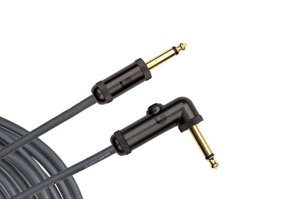 D'ADDARIO AND CO CIRCUIT BREAKER INSTRUMENT CABLE RIGHT-ANGLE 10 FEET