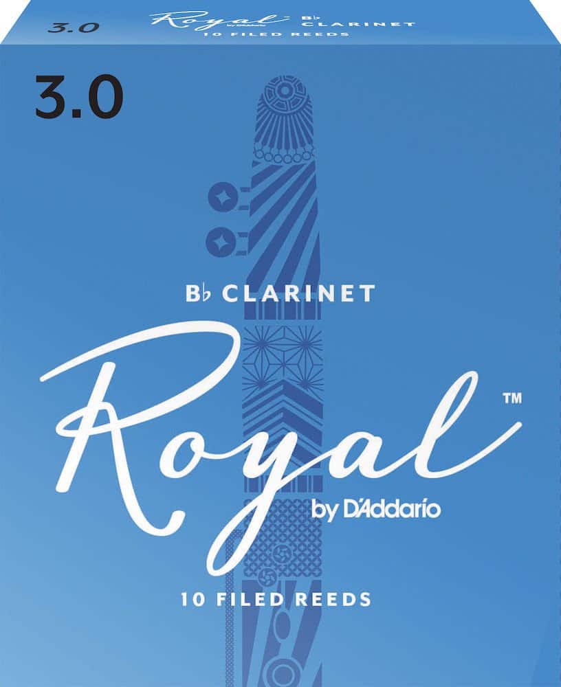 D'ADDARIO - RICO ROYAL 3 - CAAS DE CLARINETE EN Si Bemol