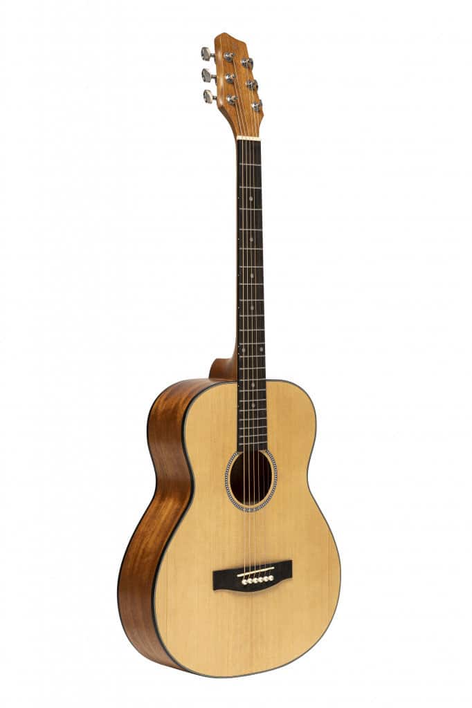 STAGG ACOUSTIC AUDITORIUM GUITAR, SPRUCE, NATURAL FINISH