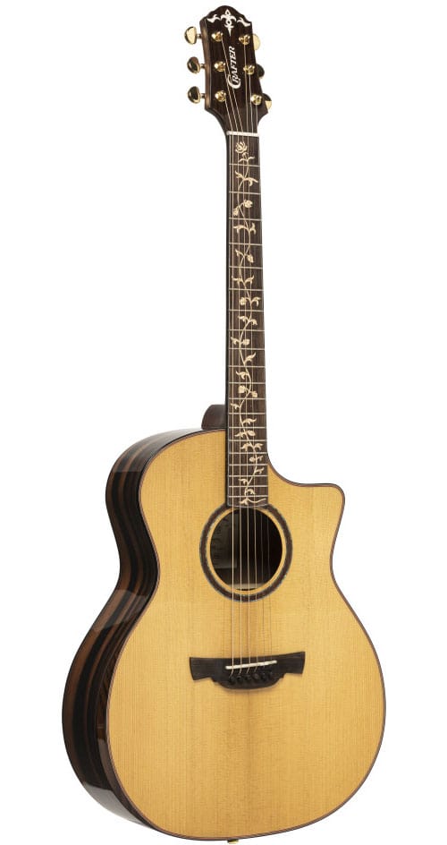 CRAFTER VL SERIES 28, GRAND AUDITORIUM ACOUSTIC-ELECTRIC CUTAWAY WITH SOLID VVS SPRUCE TOP