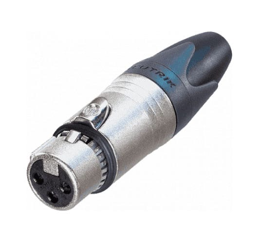 NEUTRIK XLR FEMALE PLUG, 3-POLE, XX SERIES