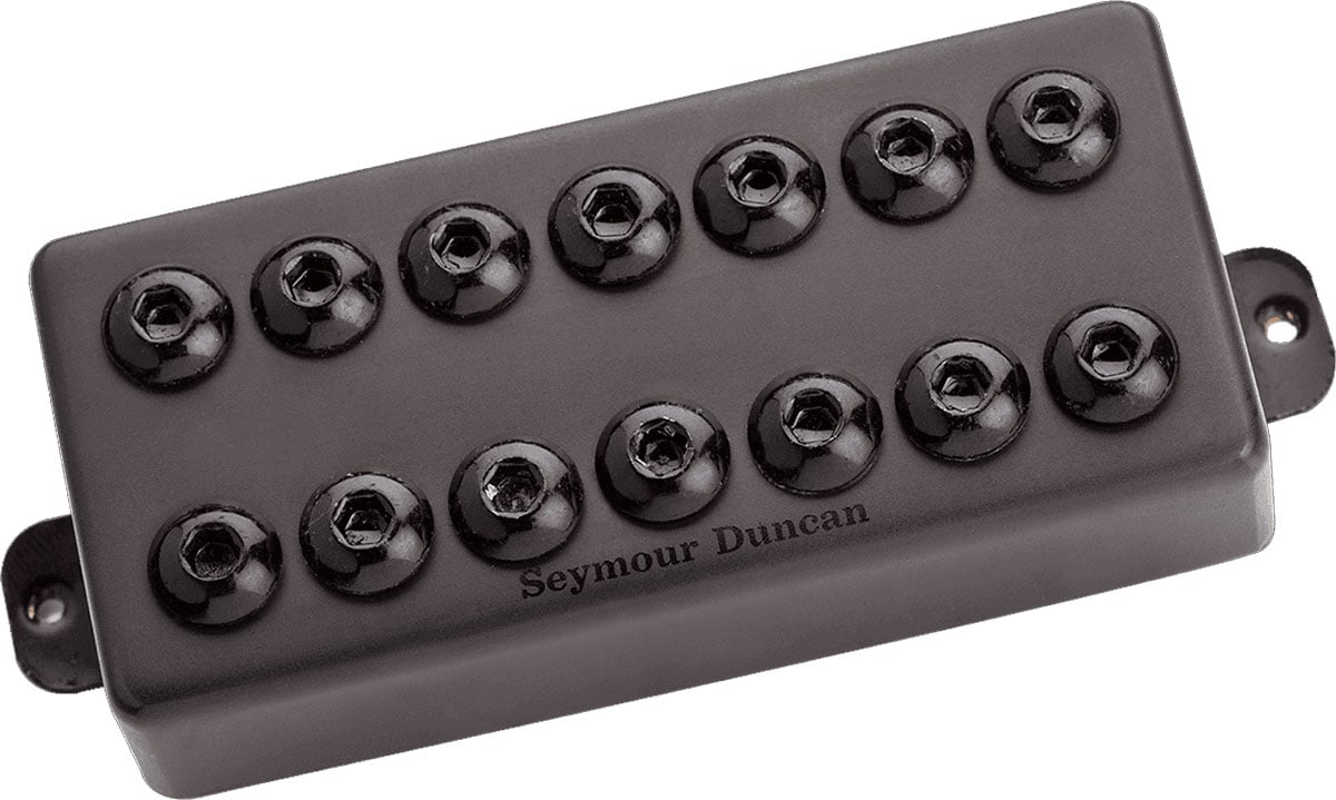 SEYMOUR DUNCAN INVADER, 7 STRINGS, HUMBUCKER BRIDGE, BLACK METAL CAP