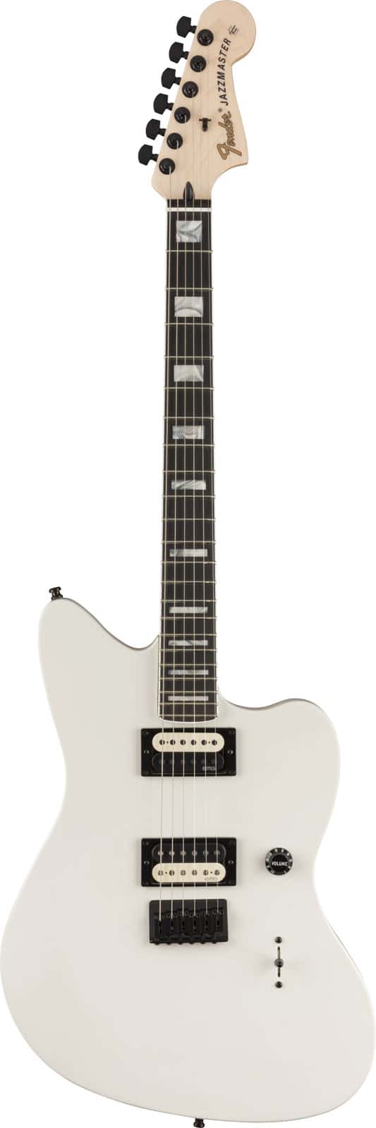 FENDER JIM ROOT JAZZMASTER V4 EBO, FLAT WHITE