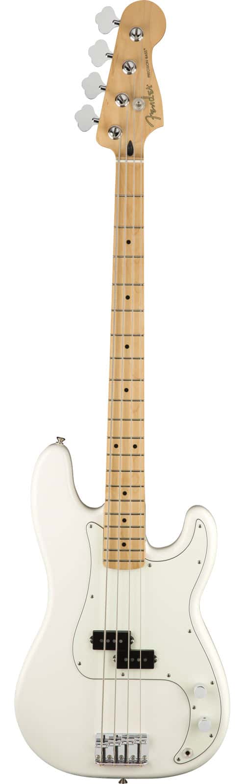 FENDER MEXICAN PLAYER PRECISION BASS MN, POLAR WHITE