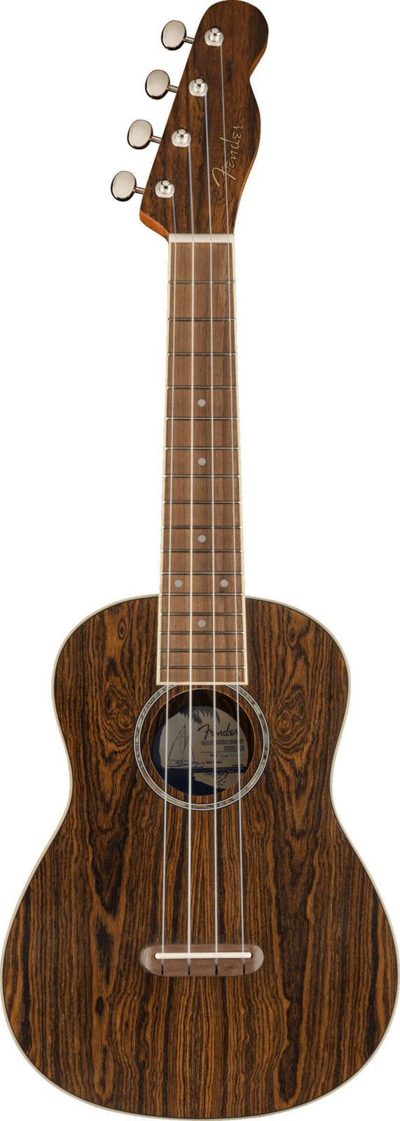 FENDER ZUMA EXOTIC CONCERT UKULELE WALNUT BOCOTE