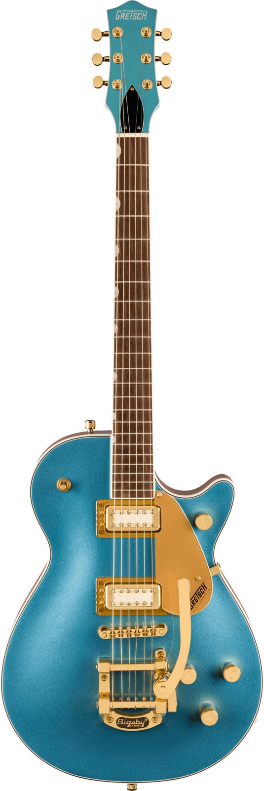 GRETSCH GUITARS ELECTROMATIC PRISTINE LTD JET SINGLE-CUT WITH BIGSBY