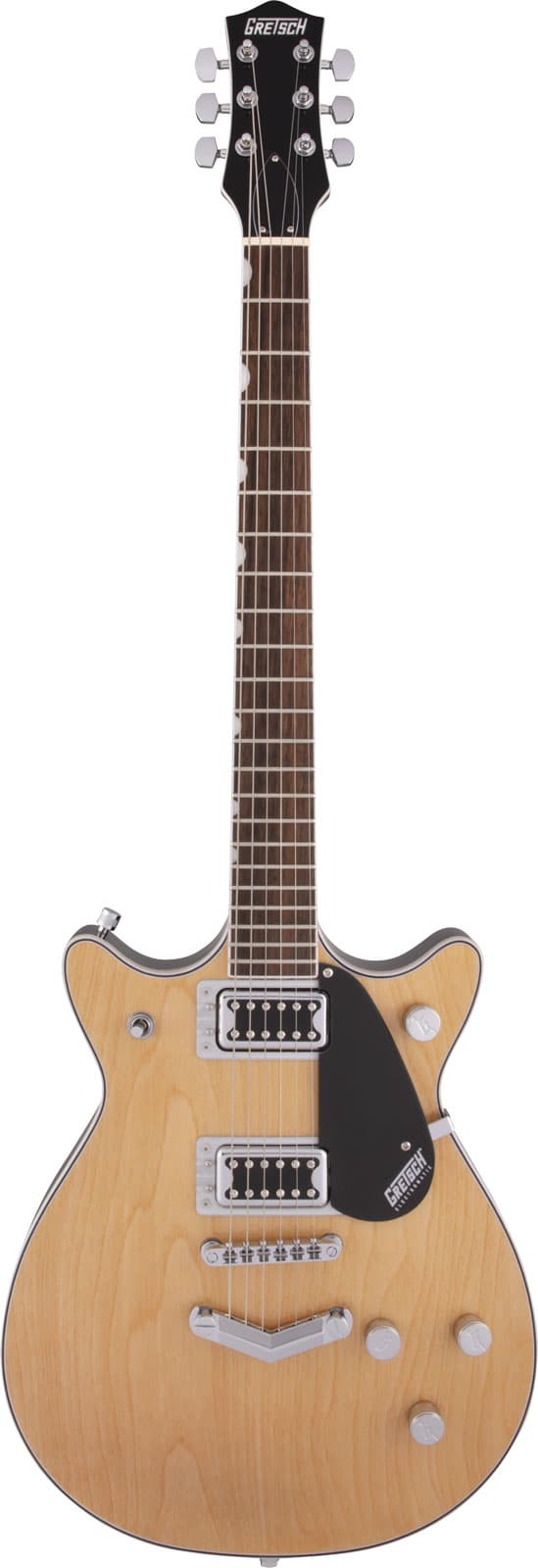 GRETSCH GUITARS G5222 ELECTROMATIC DOUBLE JET BT WITH V-STOPTAIL LRL, AGED NATURAL