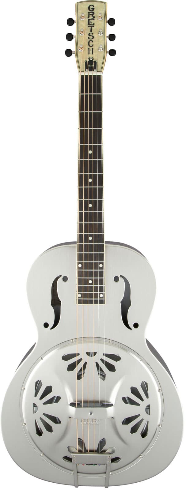 GRETSCH GUITARS G9221 BOBTAIL STEEL ROUND-NECK A.E., STEEL BODY SPIDER CONE RESONATOR GUITAR, FISHMAN NASHVILLE RESO