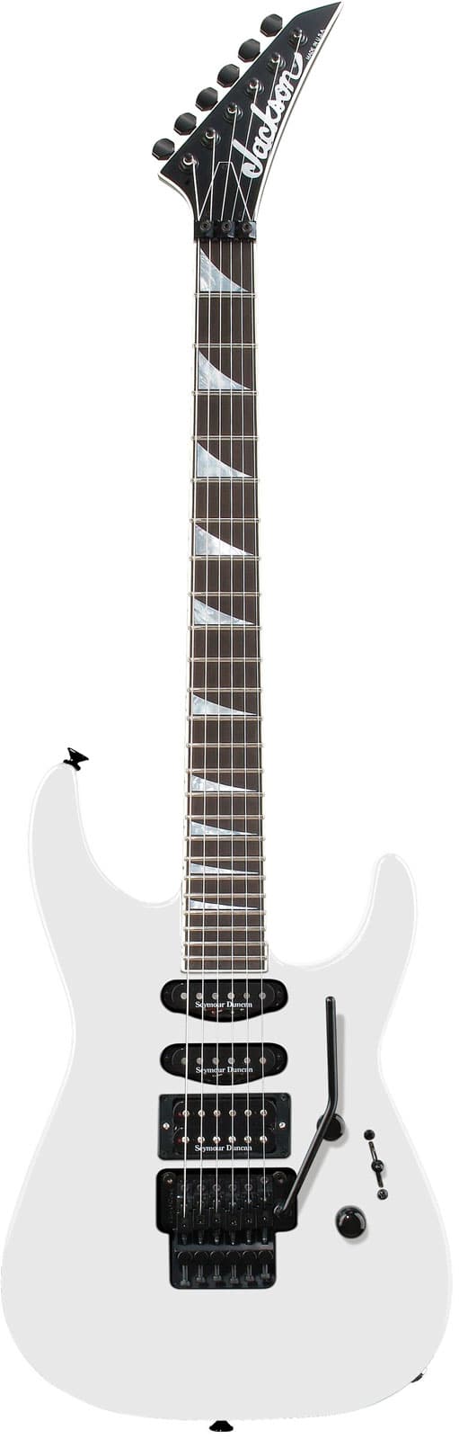 JACKSON GUITARS USA SELECT SOLOIST SL1 EBO, SNOW WHITE