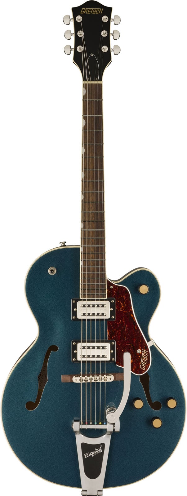 GRETSCH GUITARS G2420T STREAMLINER HOLLOW BODY WITH BIGSBY LRL BROAD'TRON BT-3S PICKUPS MIDNIGHT SAPPHIRE