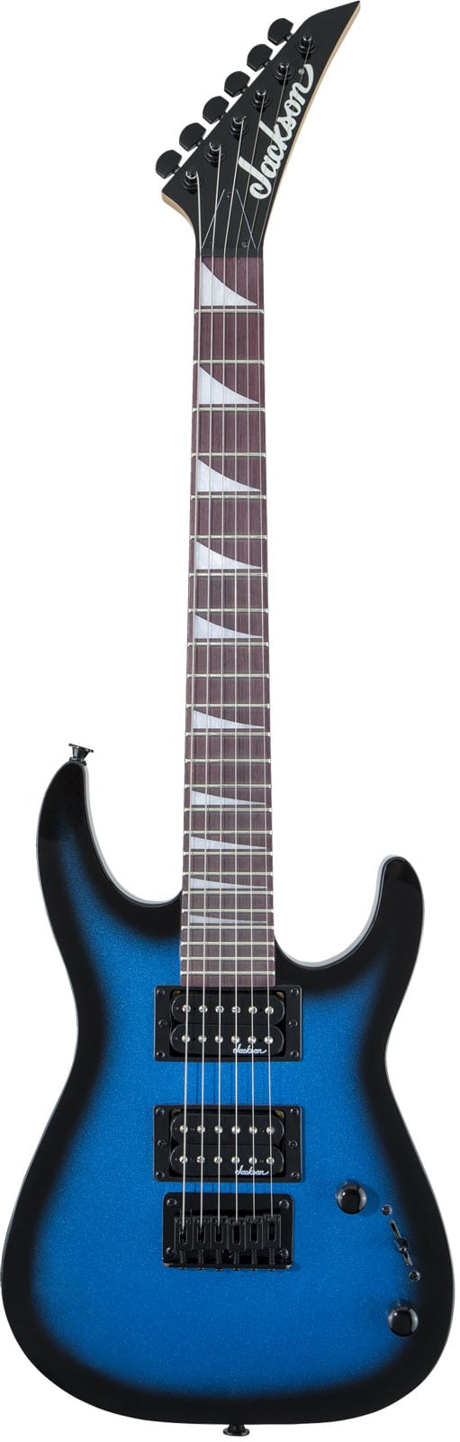 JACKSON GUITARS JS DINKY MINION JS1X, AMARANTH FINGERBOARD, METALLIC BLUE BURST