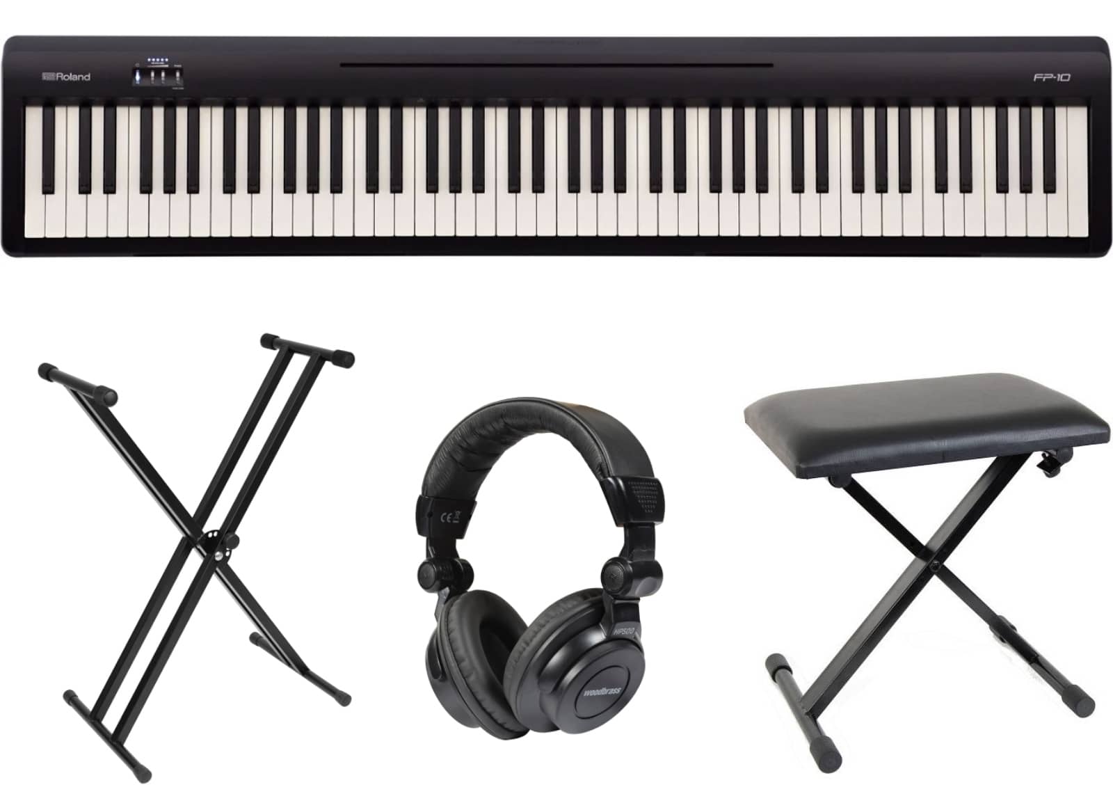 ROLAND FP-10 BLACK COMPLETE PACK