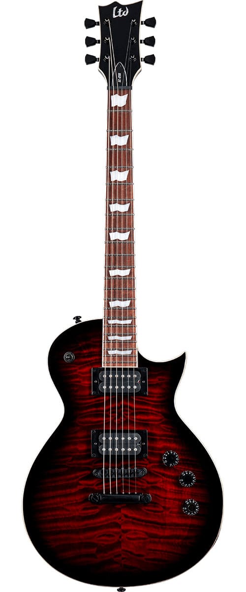 LTD GUITARS EC-256QM SEE THRU BLACK CHERRY SUNBURST