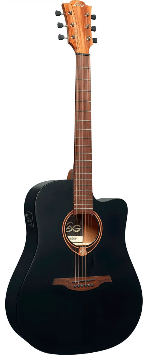 LAG TRAMONTANE T70DCE-BLS DREADNOUGHT BLACK CTW