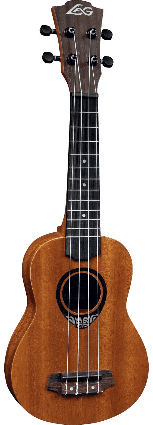 LAG TIKI BABY TKU110S UKULELE SOPRANO SLIM ARCHED BACK