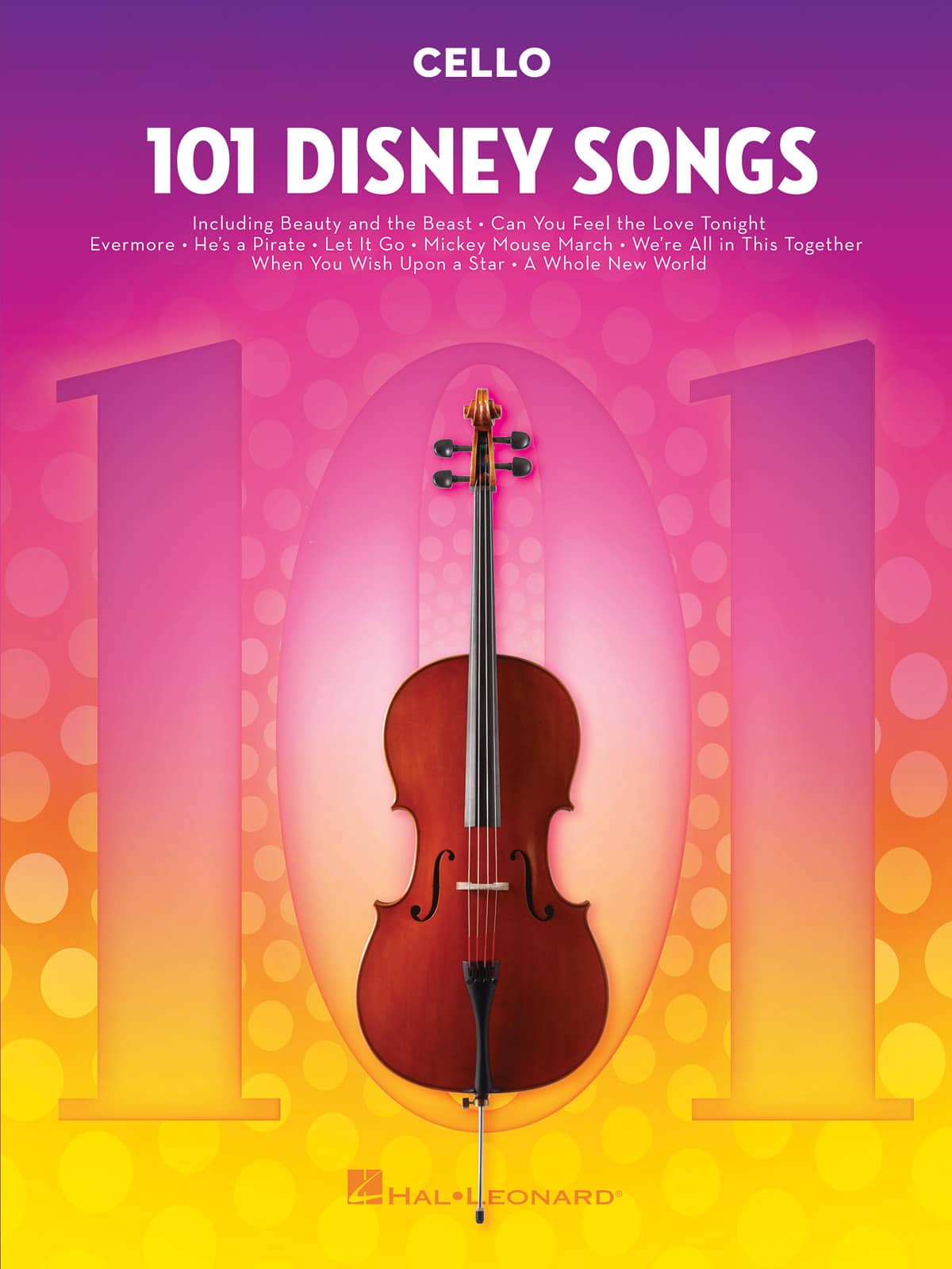 HAL LEONARD 101 DISNEY SONGS - CELLO 