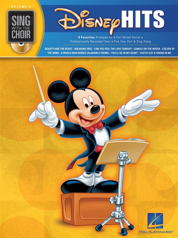 HAL LEONARD DISNEY HITS+ CD - CHORAL