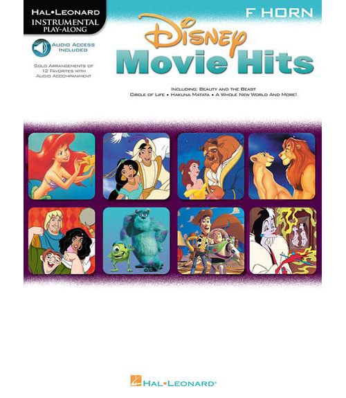 HAL LEONARD DISNEY MOVIE HITS HN + MP3 - FRENCH HORN - HORN