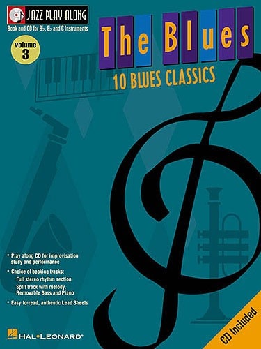 HAL LEONARD JAZZ PLAY ALONG VOL.3 - THE BLUES + CD