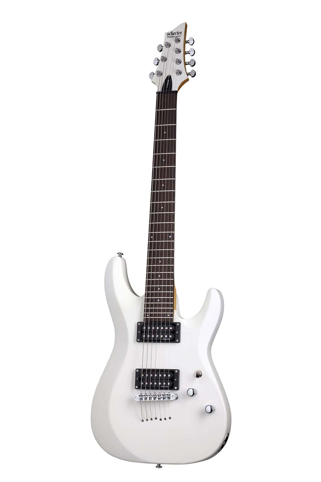 SCHECTER C-7 DELUXE SATIN WHITE