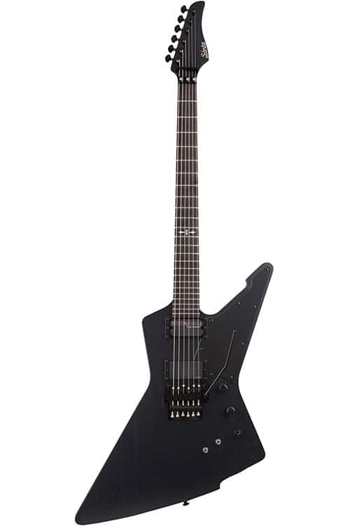 SCHECTER E-1 FR SUSTAINIAC JAKE PITTS SIGNATURE BLACK