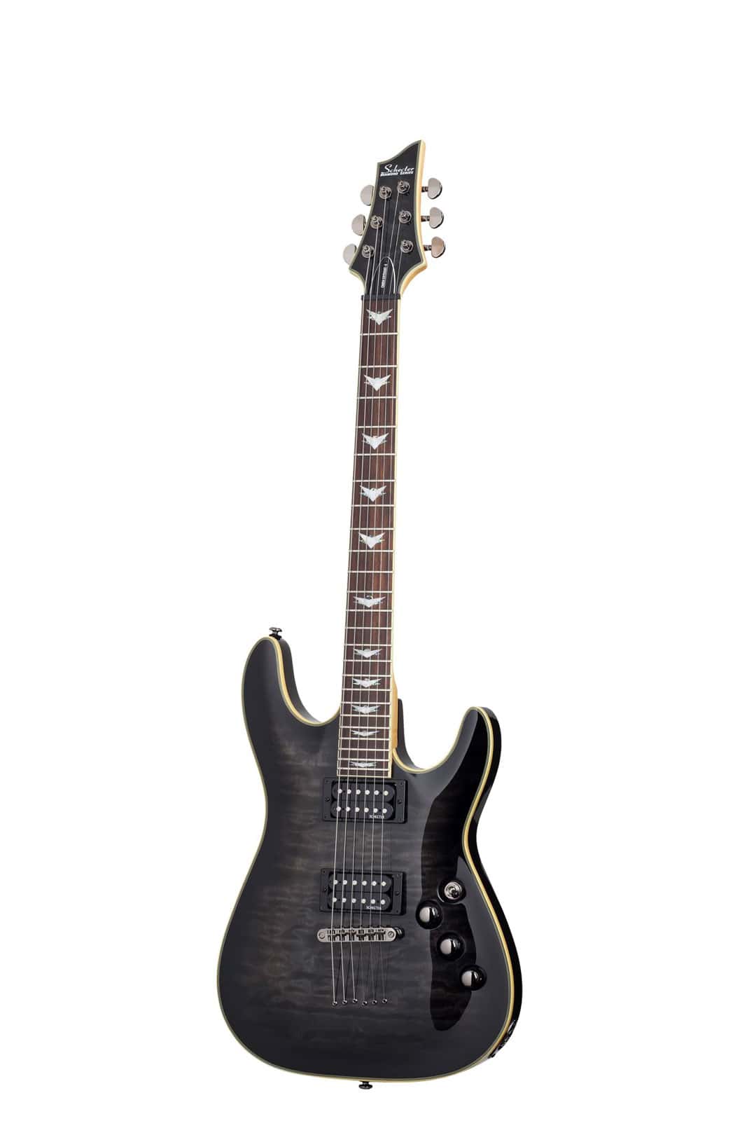 SCHECTER OMEN 6 EXTREME SEE THROUGH BLACK