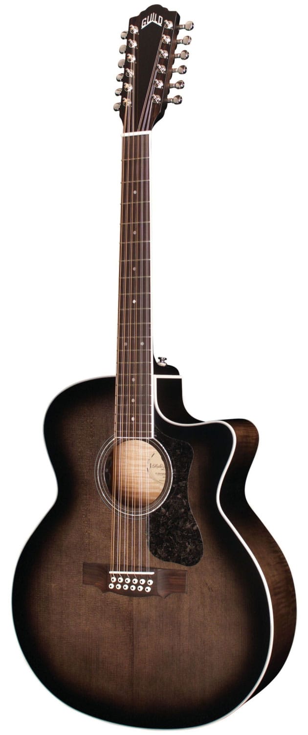 GUILD WESTERLY F-2512CE DELUXE TRANSBLACK BURST