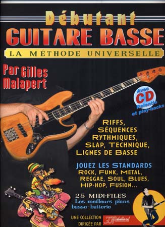 JJREBILLARD DEBUTANT GUITARE BASSE REBILLARD TAB + CD