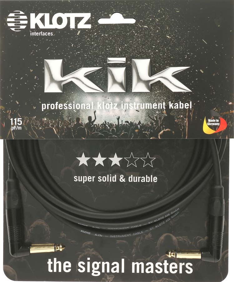 KLOTZ KIK INSTRUMENT CABLE 1,5M