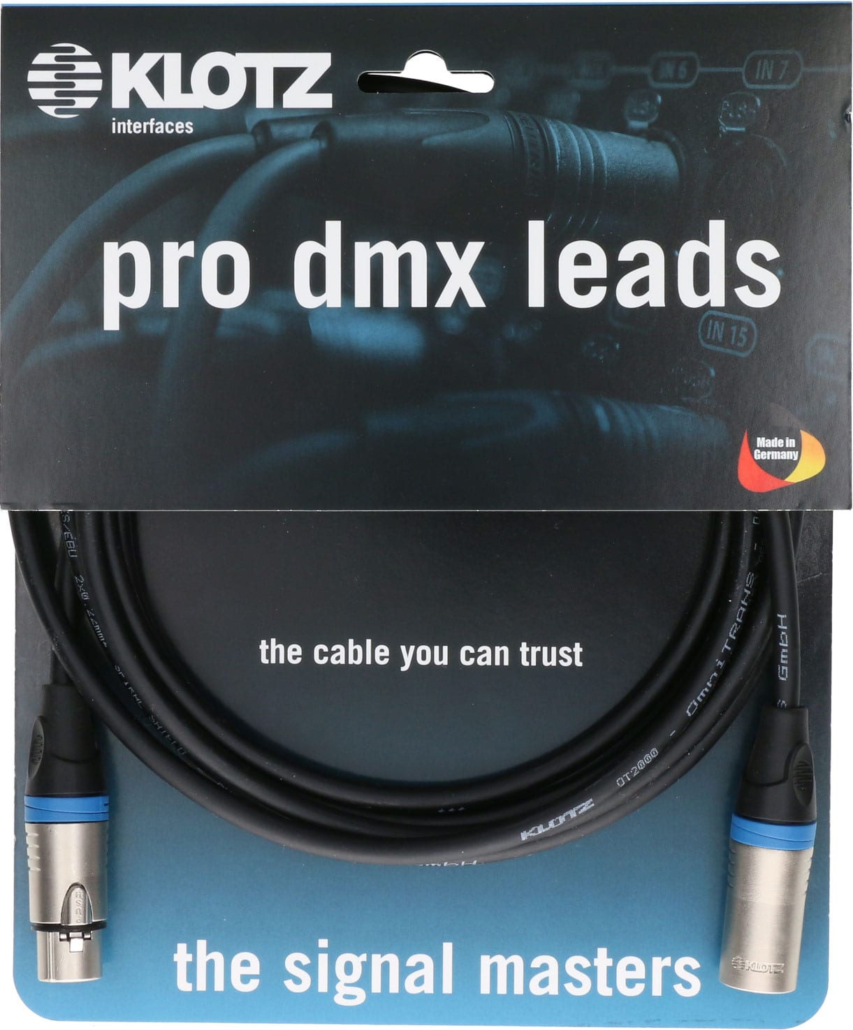 KLOTZ CABLE DMX XLR 3 - 10 M