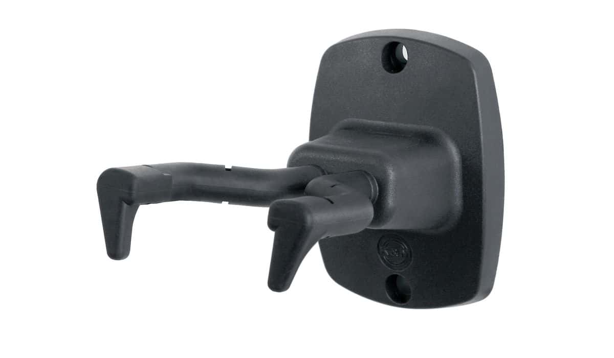 K&M 16240-000-55 BLACK GUITAR WALL MOUNT