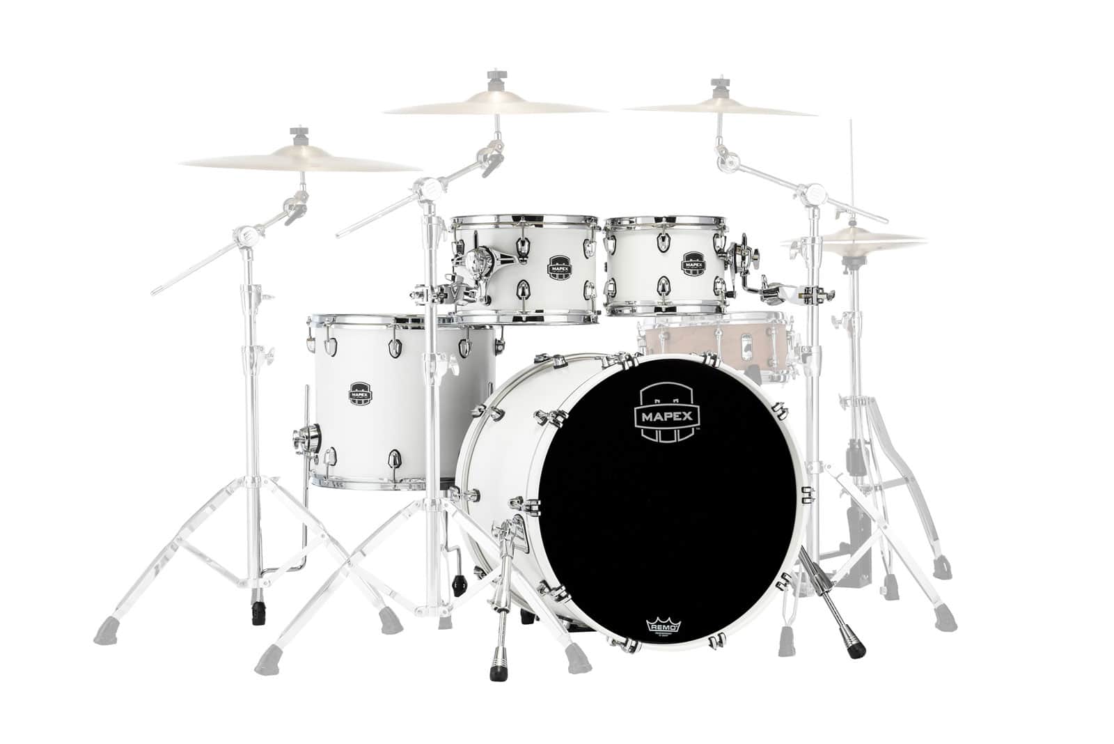 MAPEX SATURN 4 DRUMS SATIN WHITE