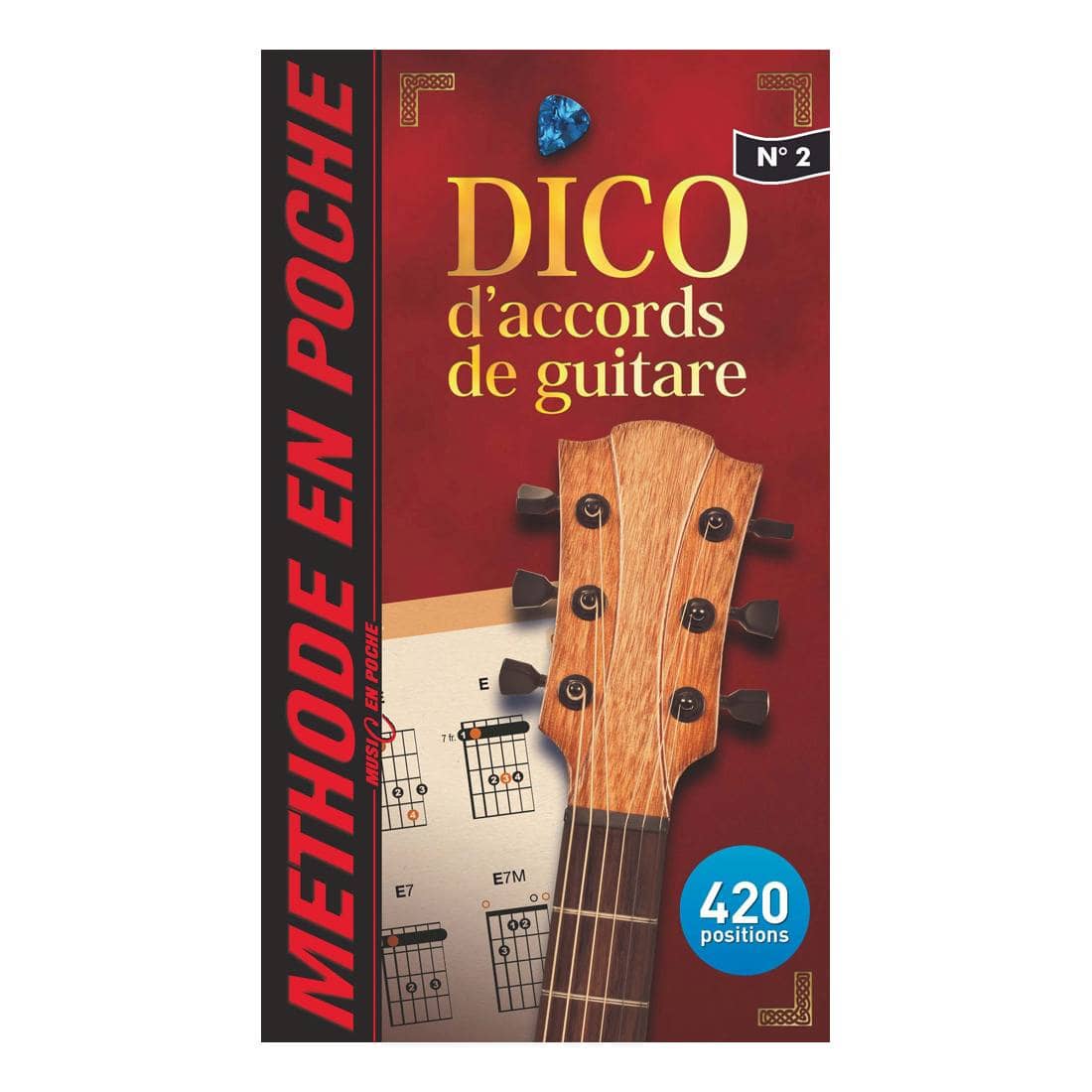 HIT DIFFUSION MUSIC EN POCHE - DICTIONNAIRE D'ACCORDS POUR GUITARE