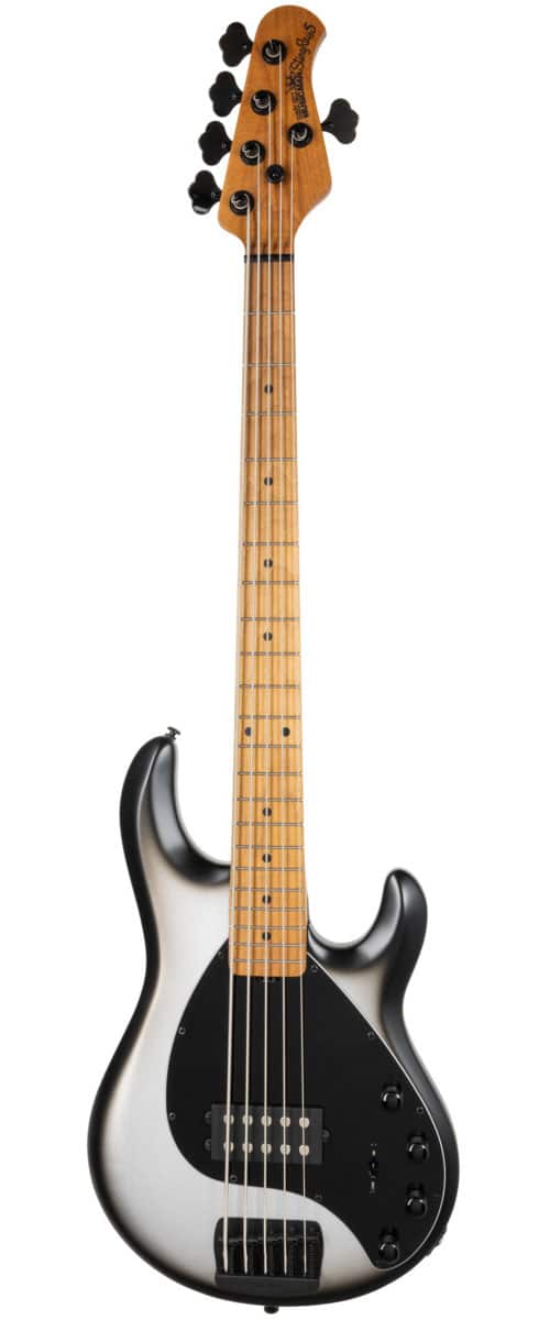 MUSIC MAN STINGRAY SPECIAL 5 - BLACK ROCK - ROASTED MAPLE/EBONY - BLACK PG - BLACK