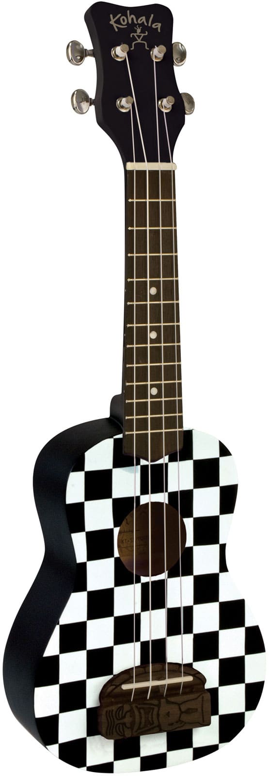 KOHALA UKULELE SOPRANO KOHALA TIKI CHECKERED