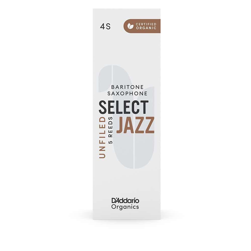 D'ADDARIO - RICO ORGANIC SELECT JAZZ 4S - SAXOPHONE BARITONE (US CUT)