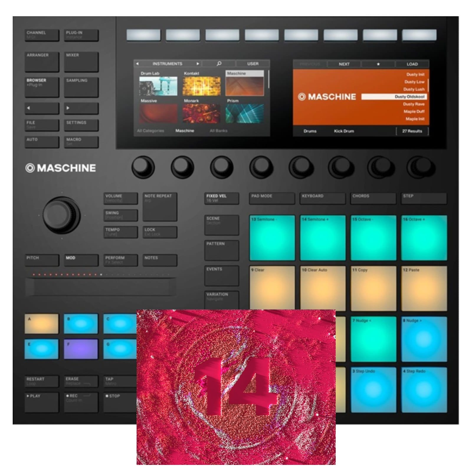 NATIVE INSTRUMENTS PACK MASCHINE MK3 + KOMPLETE 14 UPG SELECT