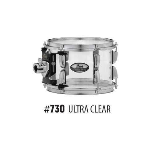 PEARL DRUMS FREE FLOATING SYSTEM CRYSTAL BEAT 14X6,5 ACRYLIC ULTRA CLEAR