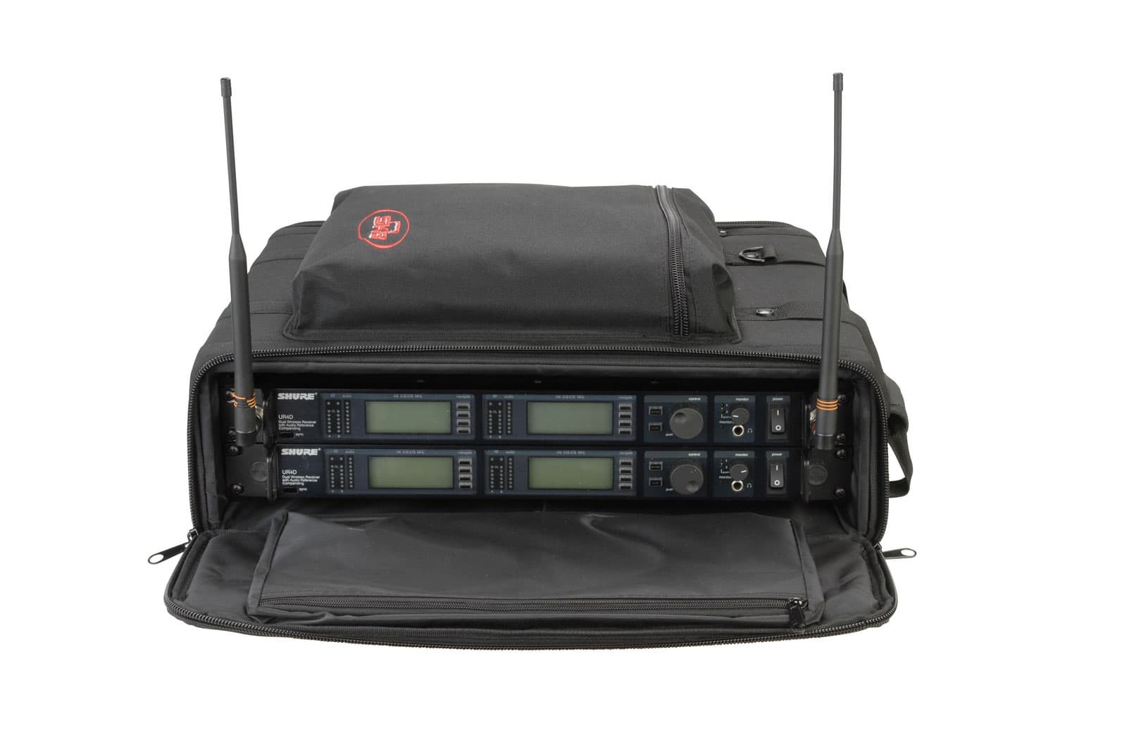 SKB 1SKB-SC192U - 2U SOFT RACK CASE, STEEL RAILS, HEAVY DUTY ZIPPERS, OUTER POCKET, SHOULDER STRAPS