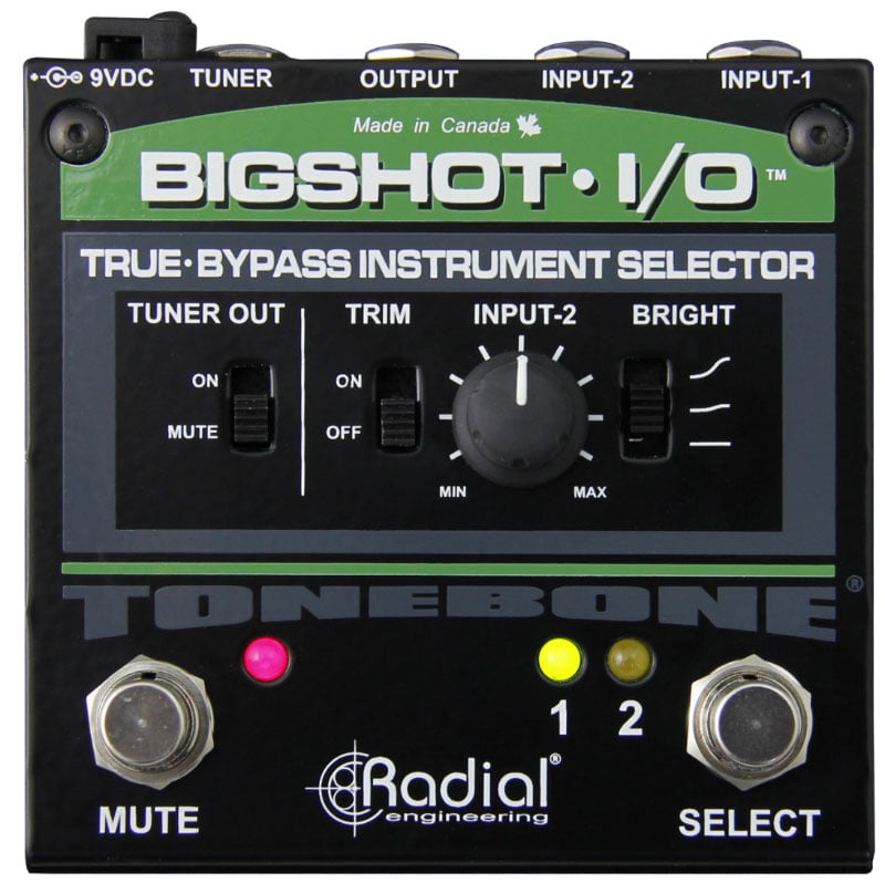 TONEBONE BIGSHOT-I-O SWITCH SELECTORS PASSIVE INPUT SELECTOR