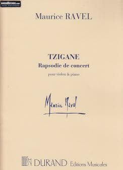 Ravel M Tzigane Rapsodie De Concert Violon Et Piano
