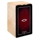 PERCUSSION ARTISAN EDITION CAJON TANGO LINE, RED FADE