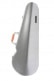 LA DEFENSE HIGHTECH CONTOURED VIOLA CASE - BRUSHED ALUMINUM