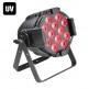 STUDIO PAR 64 KANN RGBWA + UV 12 W - 12 W RGBWA + UV LED PAR PROJEKTOR, SCHWARZE BOX