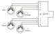 ADAPTATEUR DMX - RJ45 4 XLR MLES 5 POINTS 70 CM