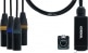 ADAPTATEUR DMX - RJ45 4 XLR MLES 5 POINTS 70 CM