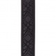 PAD LOCK WOVEN GUITAR STRAP, MONTEREY BLACK TUBULAR